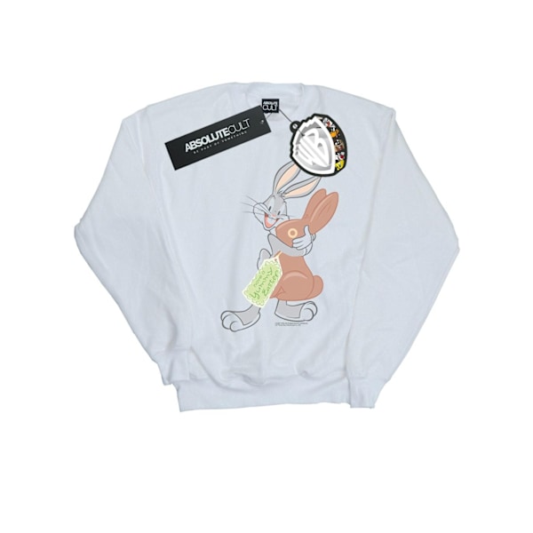 Looney Tunes Mens Bugs Bunny Yummy Easter Sweatshirt 3XL Vit White 3XL