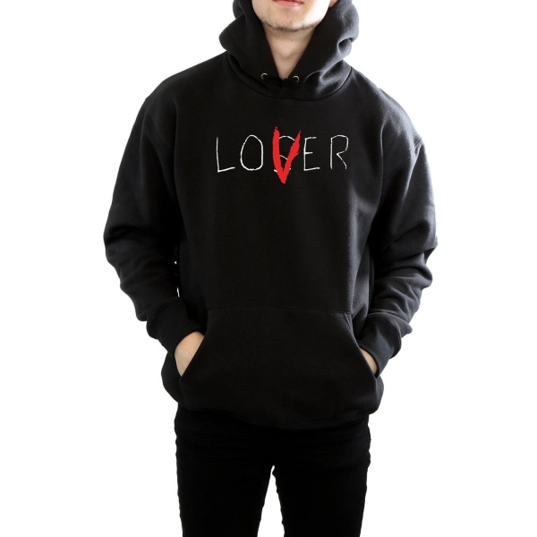 It Mens Loser Lover Hoodie XL Svart Black XL