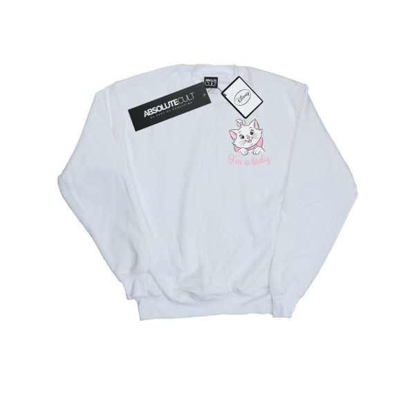 Disney Herr Aristocats Marie I´m A Lady Brösttryck Sweatshirt White XL