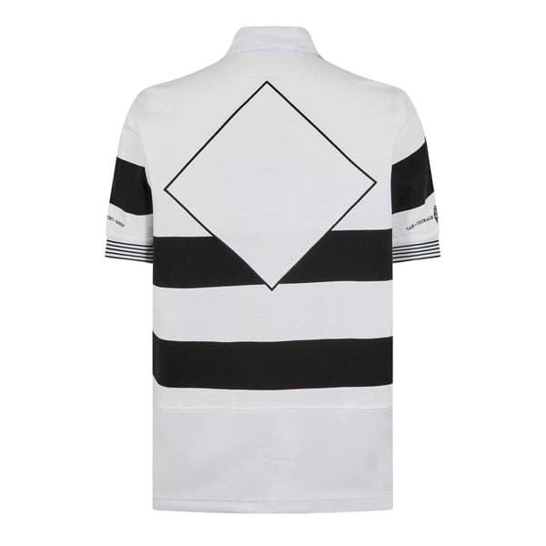 Macron Herr Barbarians 24/25 Pikétröja M Svart/Vit Black/White M