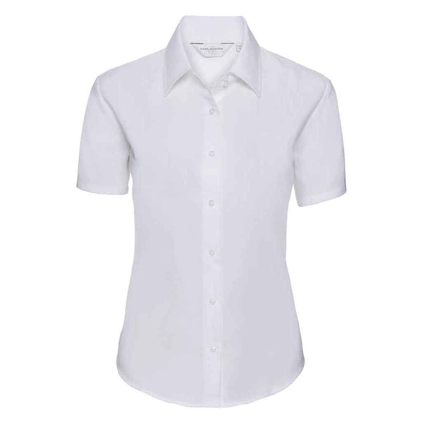 Russell Collection Dam/Dam Oxford Kortärmad Skjorta 4XL White 4XL