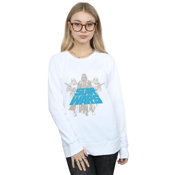Star Wars Dam/Damer Vintage Empire Sweatshirt XXL Vit White XXL