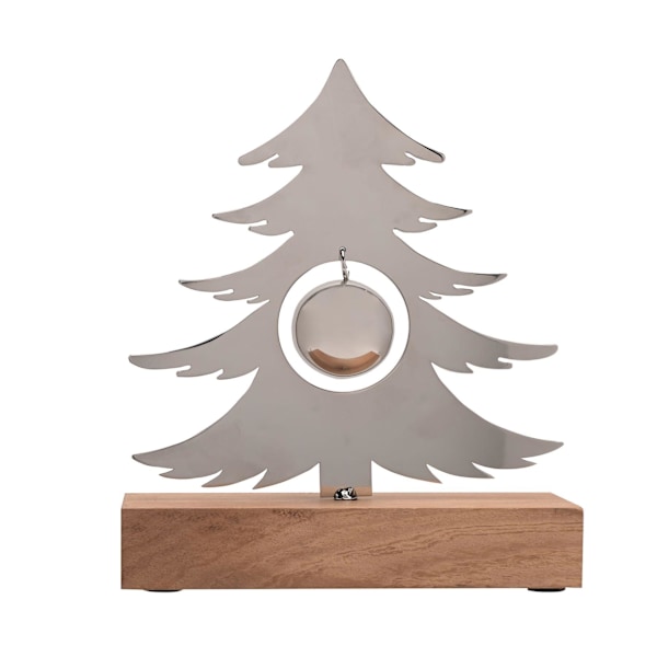 Stort silverträd med julgranskuledekoration One Size Silver Silver One Size