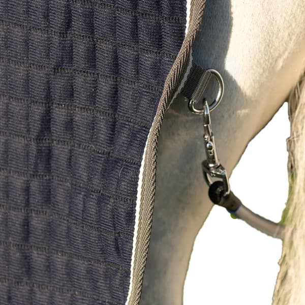 Hy DefenceX Shield Standard-Neck Termisk Hästfleecefilt 5´ 3 Navy 5´ 3