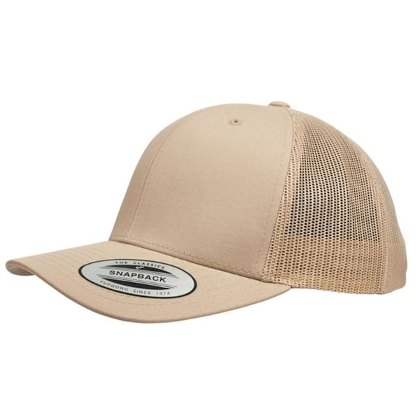 Yupoong Flexfit Retro Snapback Trucker Cap (2-pack) One Size Khaki/Khaki One Size