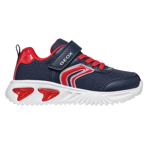 Geox Pojkar Assister B.C Träningsskor 1.5 UK Marinblå/Röd Navy/Red 1.5 UK