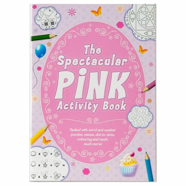 Alligator Spectacular Aktivitetsbok En Storlek Rosa/Vit Pink/White One Size