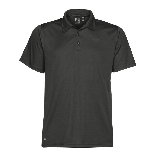 Stormtech Mens Eclipse H2X Dri Piqu Polo XL Carbon Carbon XL