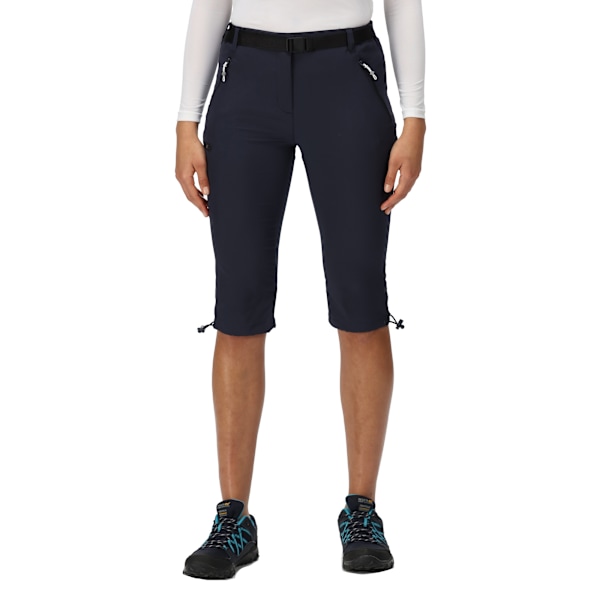 Regatta Dam/Dam Xert Stretch Casual Shorts Storlek 16 UK Marinblå Navy 16 UK