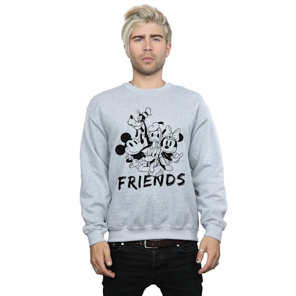Disney herr Mickey Mouse och vänner tröja L Sports Grey Sports Grey L