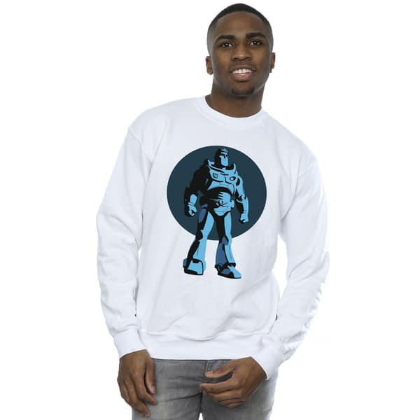 Disney Mens Lightyear Buzz Standing Circle Sweatshirt L Vit White L