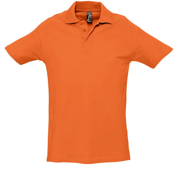 SOLS Herr Spring II Kortärmad Tungvikts Poloskjorta XXL Ora Orange XXL