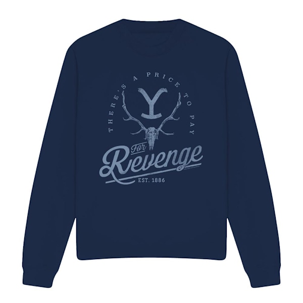 Yellowstone Unisex Vuxen Revenge Skull Sweatshirt M Marinblå Navy M