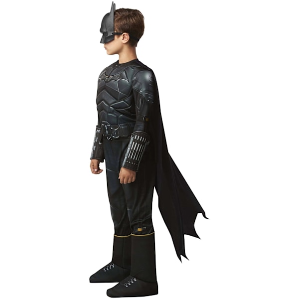 Batman Boys Deluxe Kostym S Svart Black S