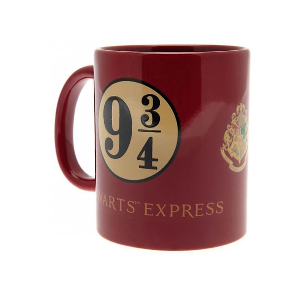 Harry Potter Hogwarts Express Platform 9 3/4 Mugg En Storlek Röd Red One Size