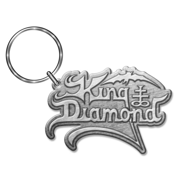 King Diamond Logo Metallnyckelring One Size Silver Silver One Size