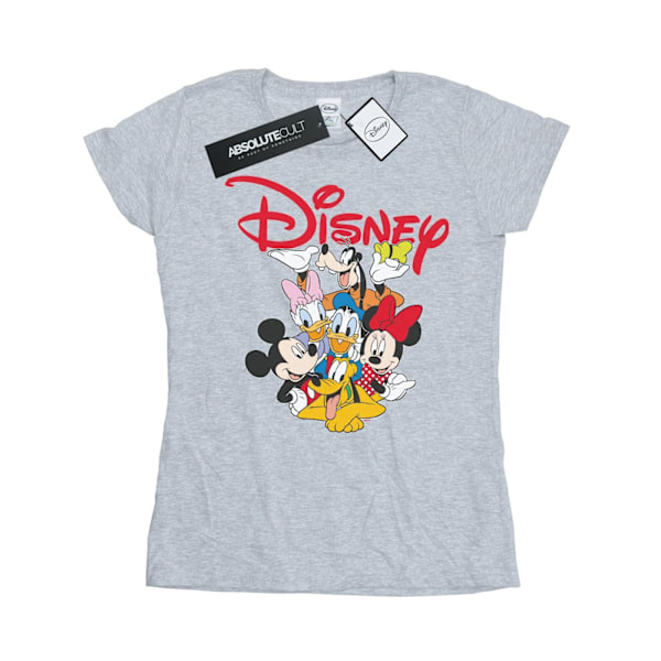 Disney Dam/Dam Mickey Mouse Crew Bomull T-shirt L Sport Sports Grey L