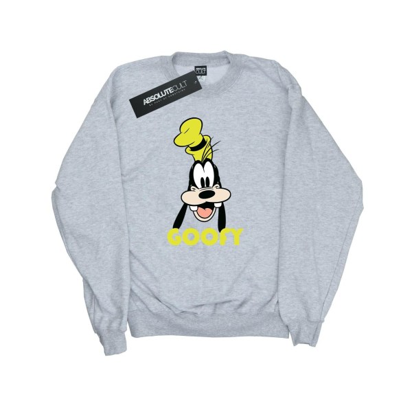 Disney Goofy Face Sweatshirt L Sports Grey för män Sports Grey L