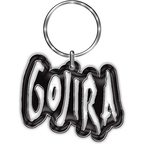 Gojira Logo Nyckelring One Size Svart/Silver Black/Silver One Size