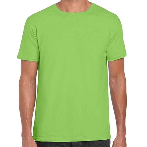 Gildan Herr Kortärmad Soft-Style T-Shirt 2XL Lime Lime 2XL