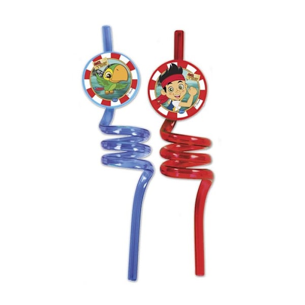 Jake och piraterna i landet Ingenstans virvelsugrör (2-pack) One Siz Blue/Red/White One Size