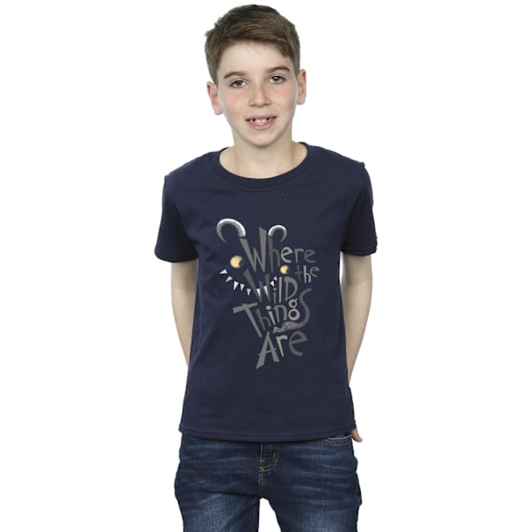 Where The Wild Things Are Pojkar T-shirt 12-13 år Marinblå Navy Blue 12-13 Years