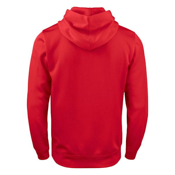 Clique Unisex Vuxen Basic Active Hoodie L Röd Red L