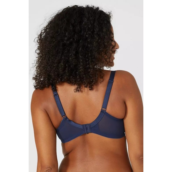 Vacker dam/kvinna Harlan blommig vadderad bh (2-pack) True Blue/Black 32E