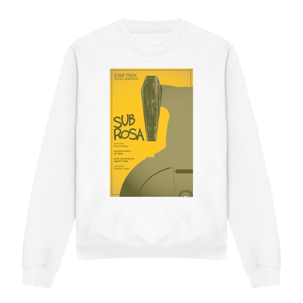 Star Trek Unisex Vuxen The Next Generation Säsong 7 Avsnitt 14 White XXL