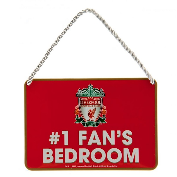 Liverpool FC #1 Fans Sovrumsdörrskylt One Size Röd/Vit Red/White One Size