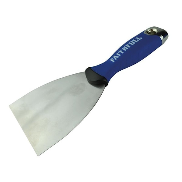 Faithfull Spackelspade med Mjukt Grepp 100mm Flerfärgad Multi Colour 100mm