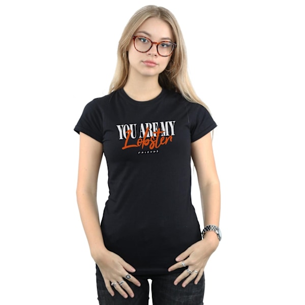 Friends Womens/Ladies Lobster Soul Mates Bomull T-shirt S Svart Black S