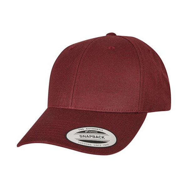 Flexfit Unisex Vuxen Premium Snapback Cap One Size Maroon Maroon One Size