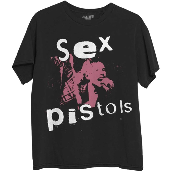 Sex Pistols Unisex Vuxen T-shirt i bomull S Svart Black S