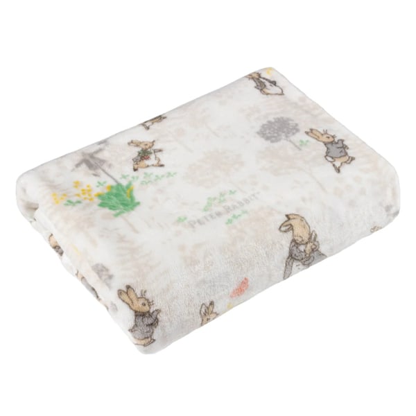 Peter Rabbit Barnfilt i fleece för barn/barn, en storlek, natur Natural One Size