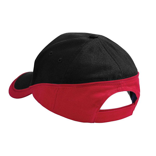 Beechfield Teamwear Competition Cap One Size Svart/Klassisk Röd Black/Classic Red One Size