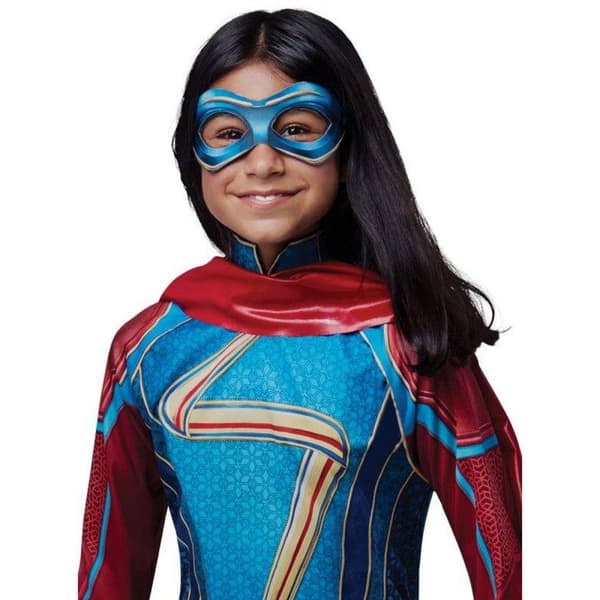 Ms Marvel Flickdräkt för flickor 7-8 år Röd/Blå Red/Blue 7-8 Years
