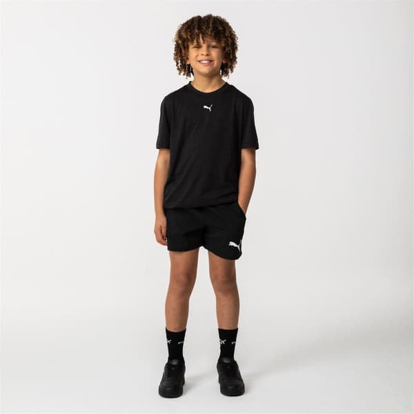 Puma Träningströja för barn Train All Day 7-8 år Svart Black 7-8 Years