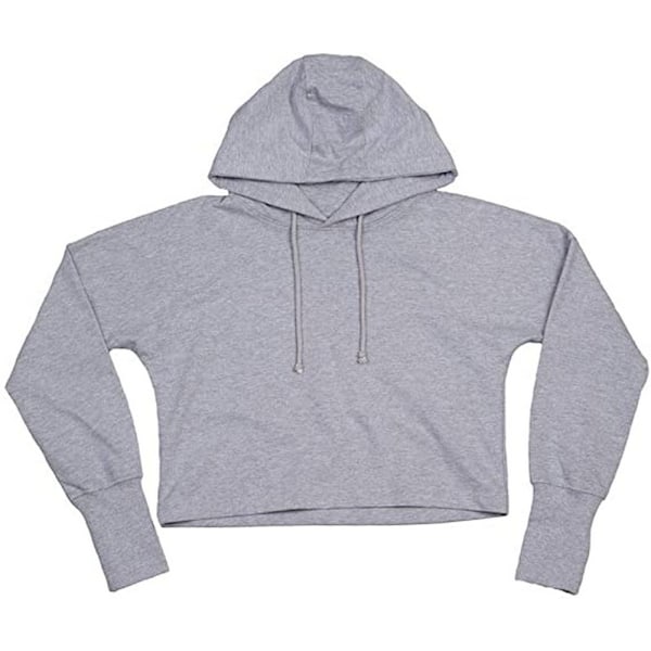 Mantis Dam/Dam Croppad Topp XS Gråmelerad Grey Heather XS