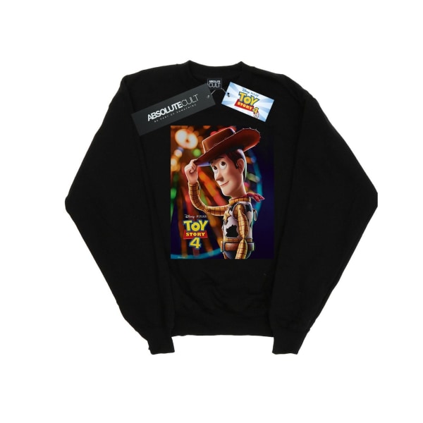 Disney Womens/Ladies Toy Story 4 Woody Poster Sweatshirt XL Bla Black XL