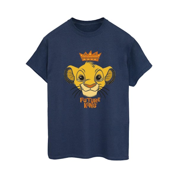 Disney Dam/Damer The Lion King Future King Bomull Boyfriend Navy Blue S