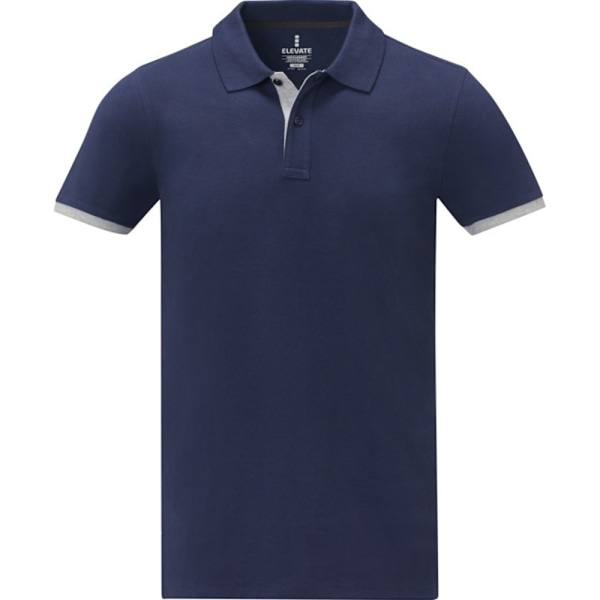 Elevate Mens Morgan Kortärmad Polotröja XL Marinblå Navy XL