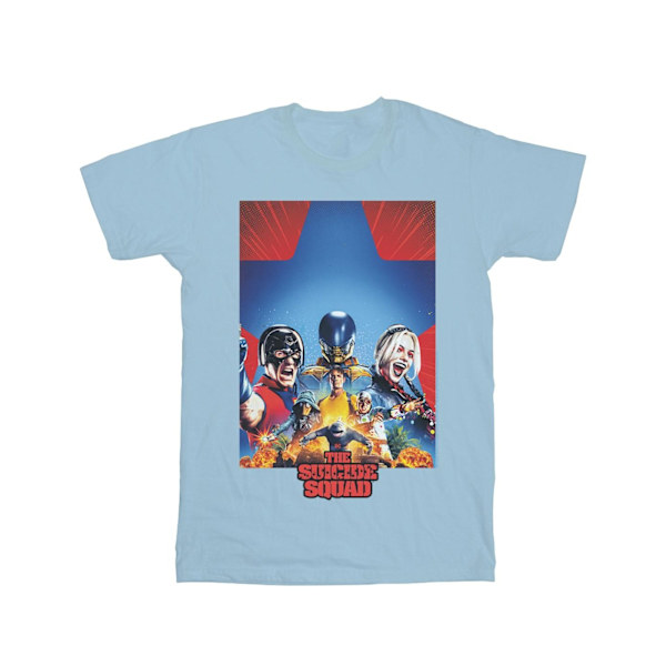 DC Comics Dam/Kvinnor The Suicide Squad Blå Stjärnaffisch Bomull Baby Blue XXL