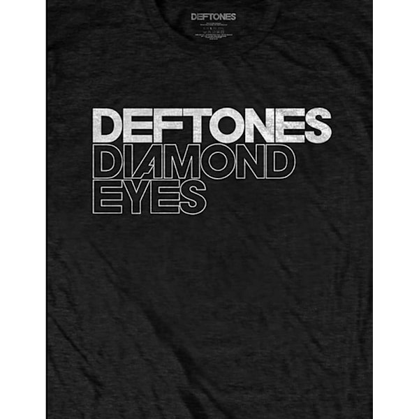Deftones Unisex Adult Diamond Eyes T-Shirt M Svart Black M