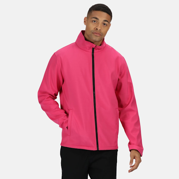 Regatta Standout Mens Ablaze Printable Soft Shell Jacket L Hot Hot Pink/Black L