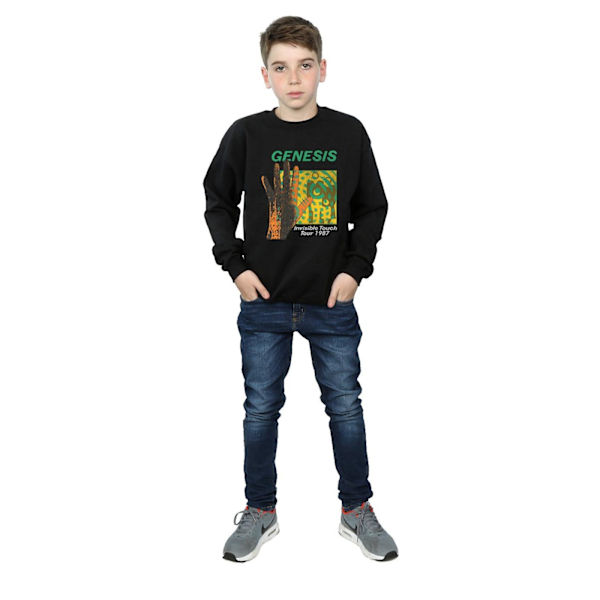 Genesis Boys Invisible Touch Tour Sweatshirt 7-8 år Svart Black 7-8 Years