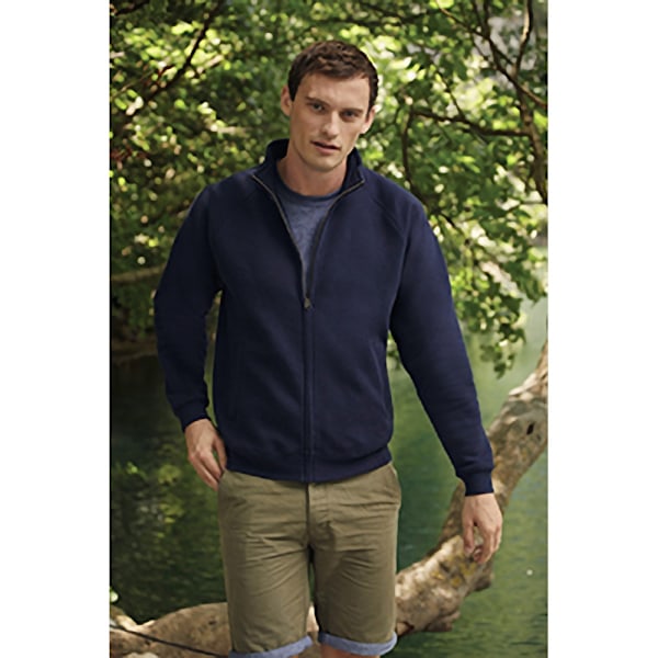 Fruit Of The Loom Herr Full Zip Sweatjacka L Deep Navy Deep Navy L