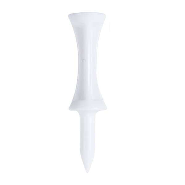 Pure2improve Step Plast Golf-Tees (25-pack) 51mm Vit White 51mm