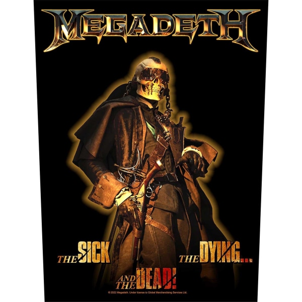 Megadeth The Sick, The Dying And The Dead Patch One Size Black/ Black/Gold One Size