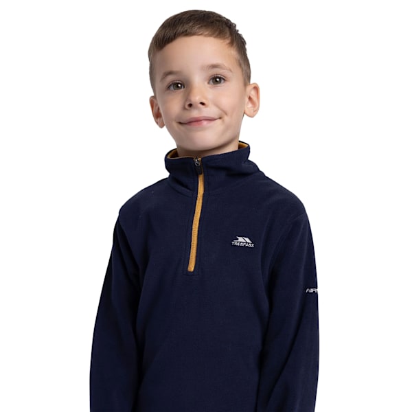 Trespass Pojkar Etto Airtrap Microfleece 2-3 År Marinblå Navy 2-3 Years